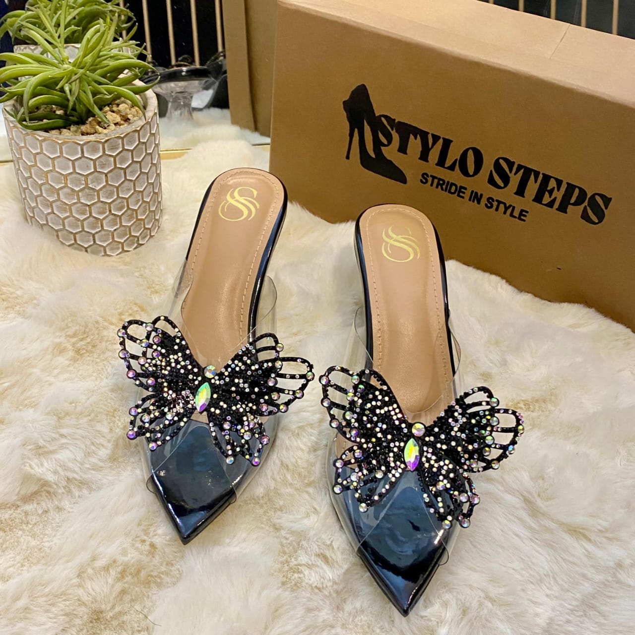 Prism Wings Transperent Heels