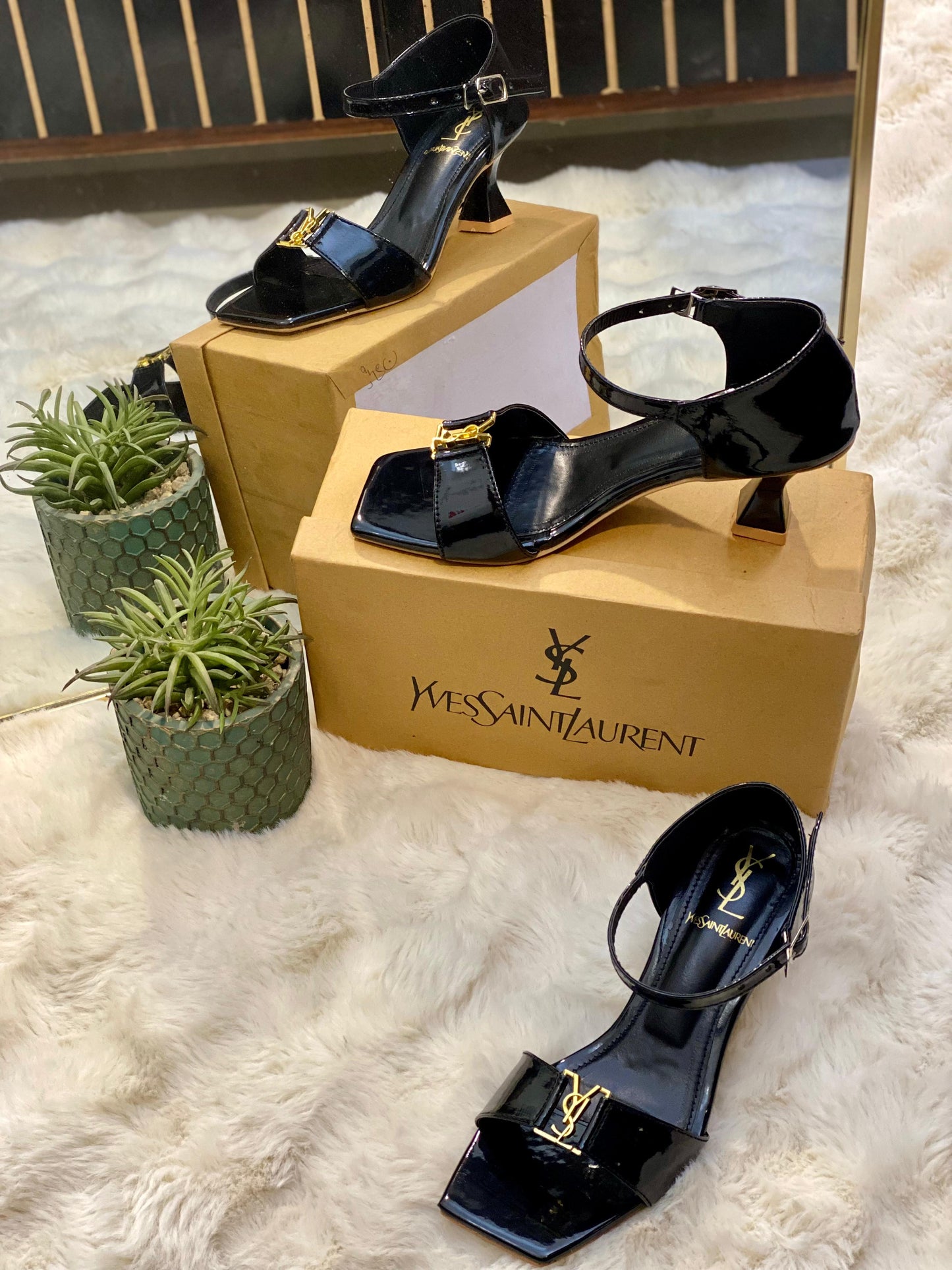 YSL Glossy Royalle Heels