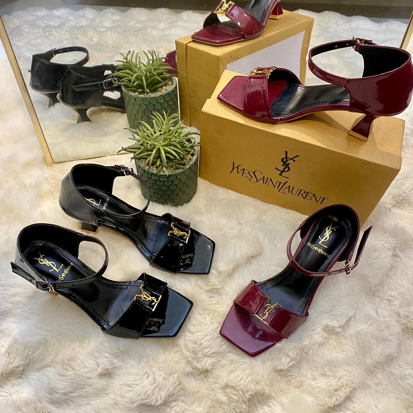 YSL Glossy Royalle Heels