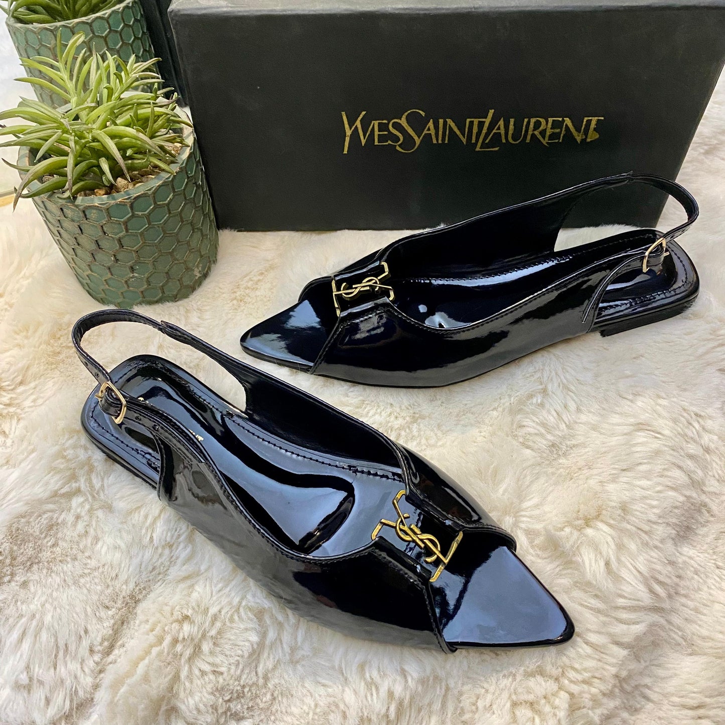 YSL Paris Pointed Heel