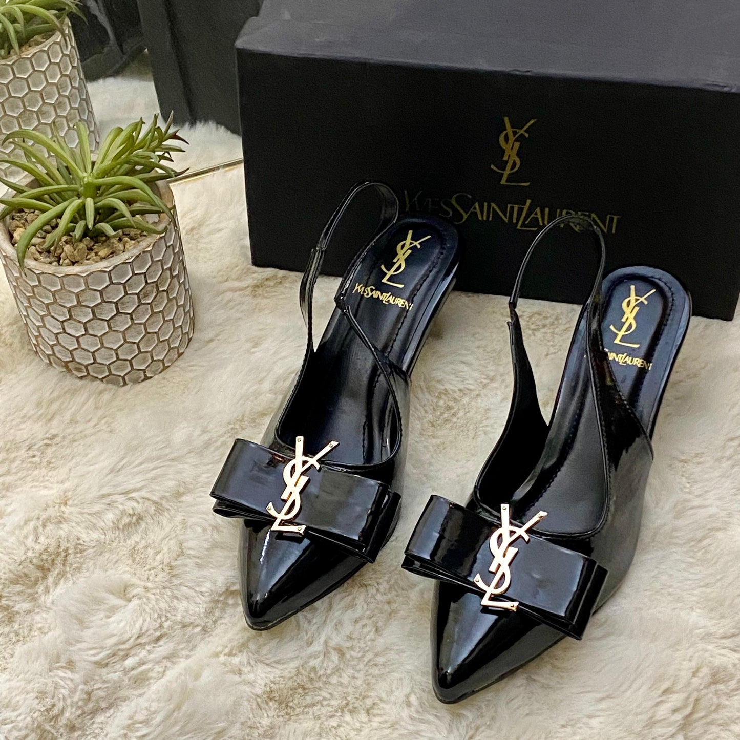 YSL Iconic SlingBack Heel