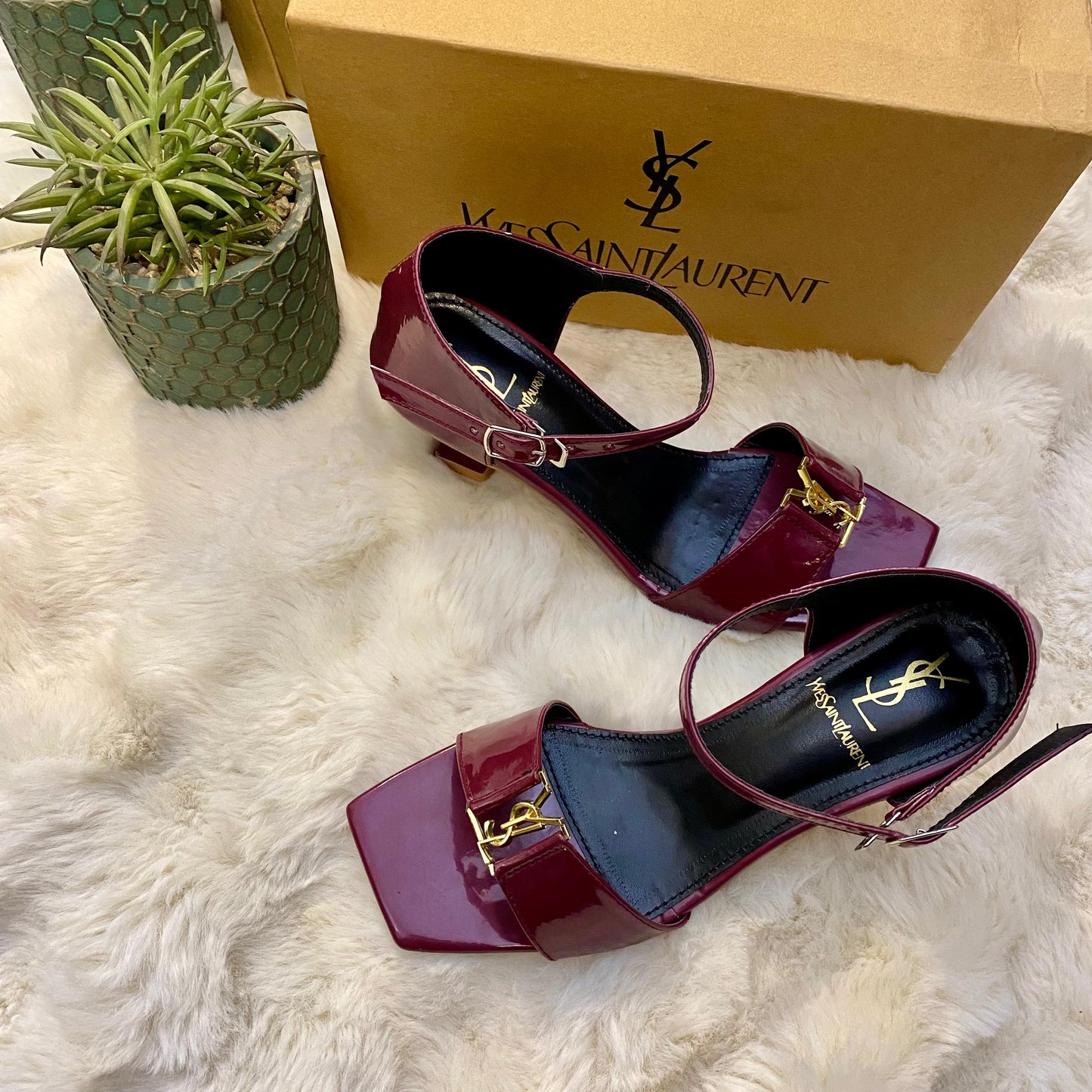 YSL Glossy Royalle Heels