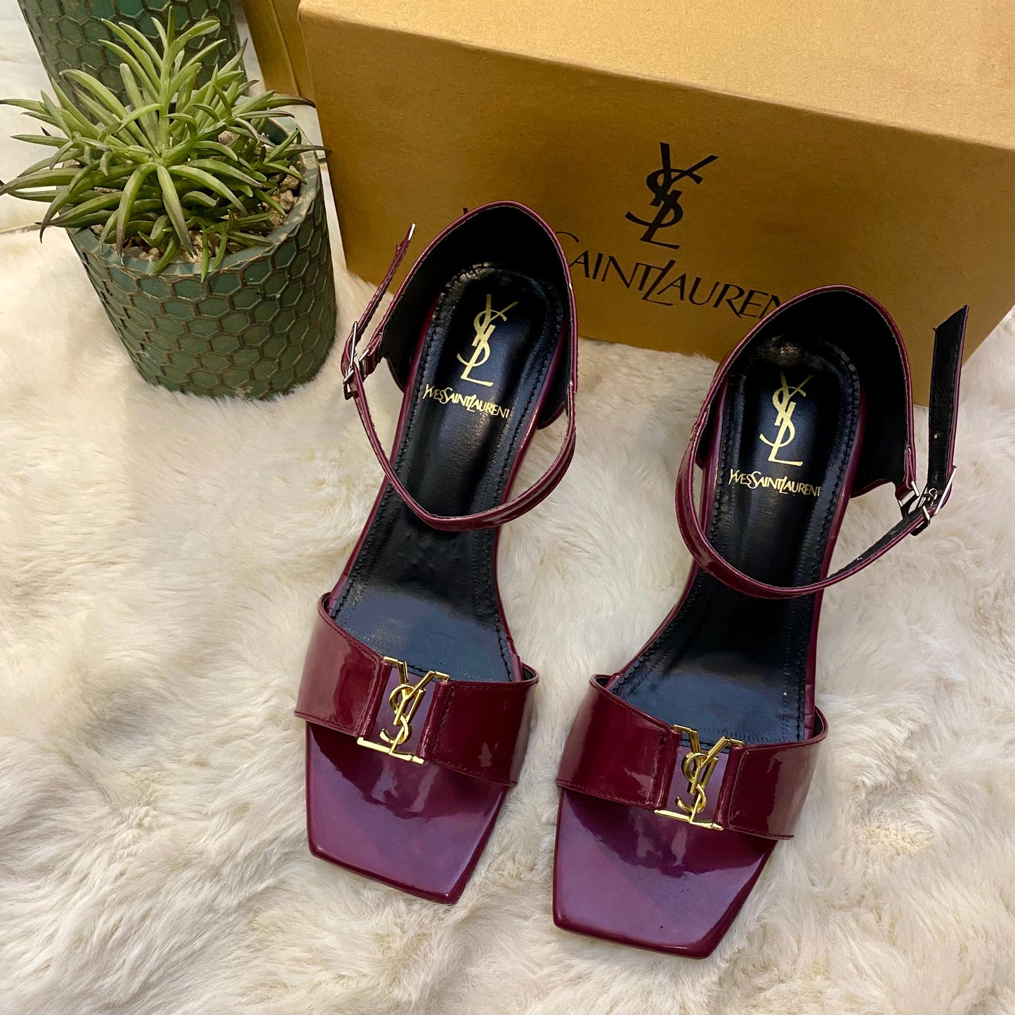 YSL Glossy Royalle Heels