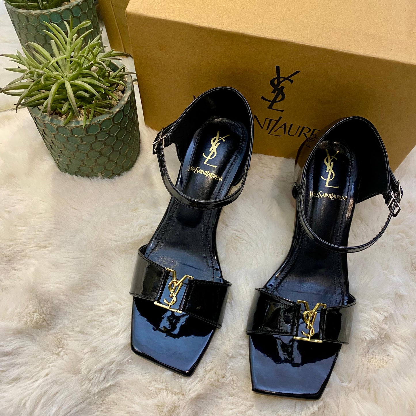 YSL Glossy Royalle Heels