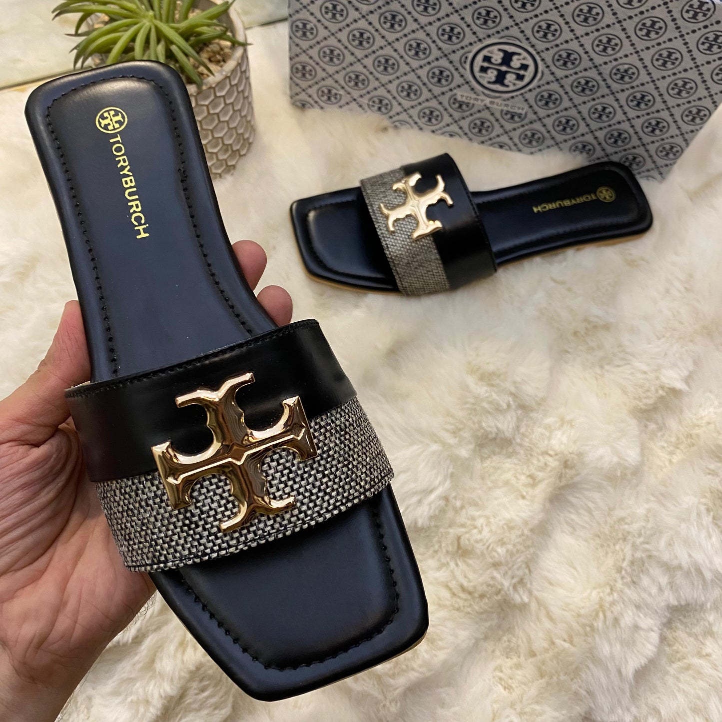 Tory Burch Chic Slides