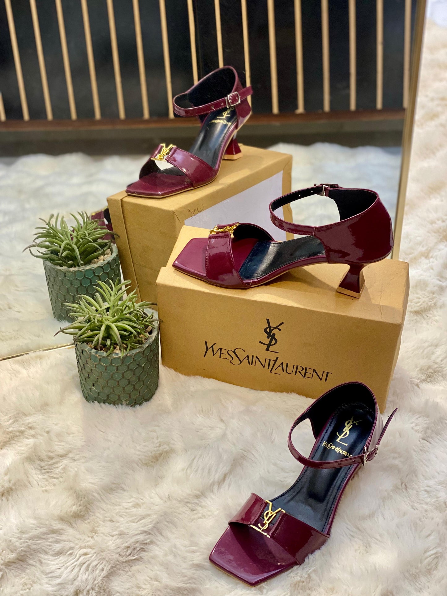 YSL Glossy Royalle Heels