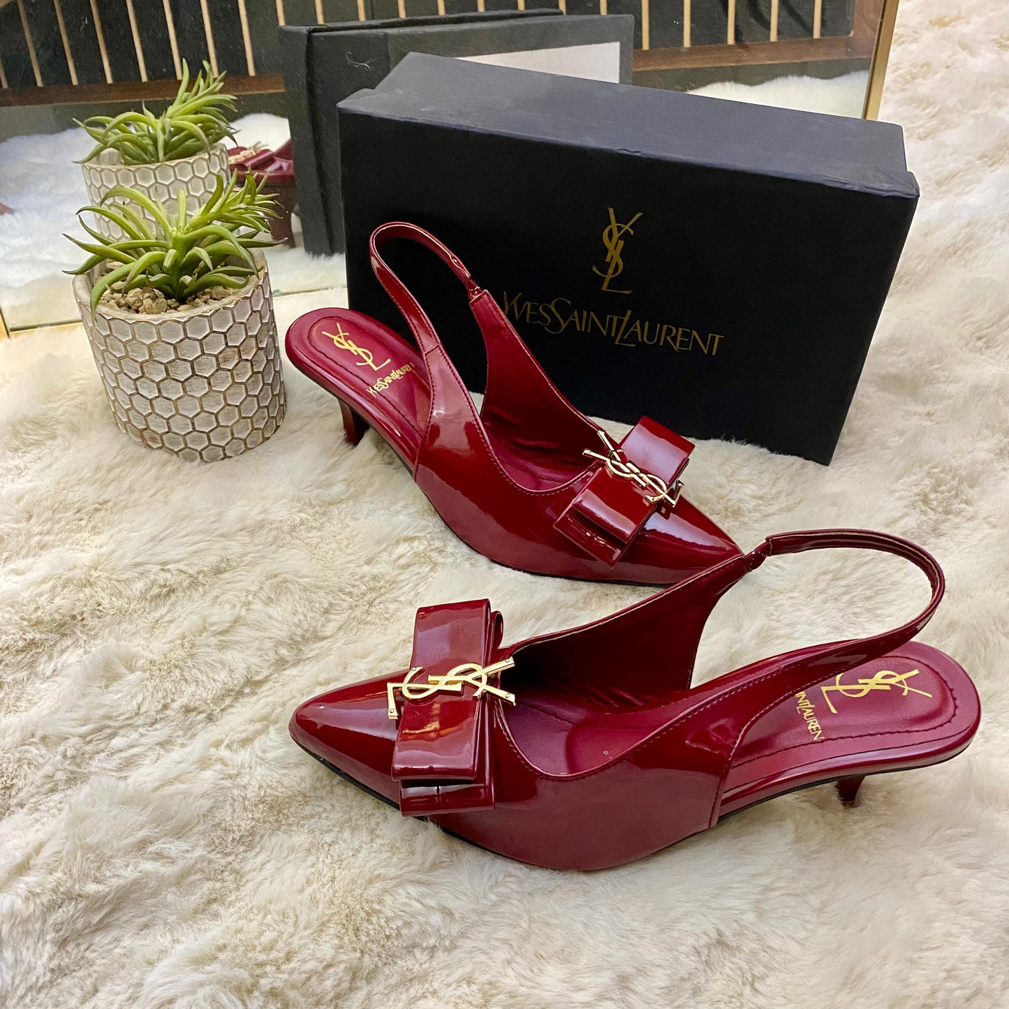 YSL Iconic SlingBack Heel
