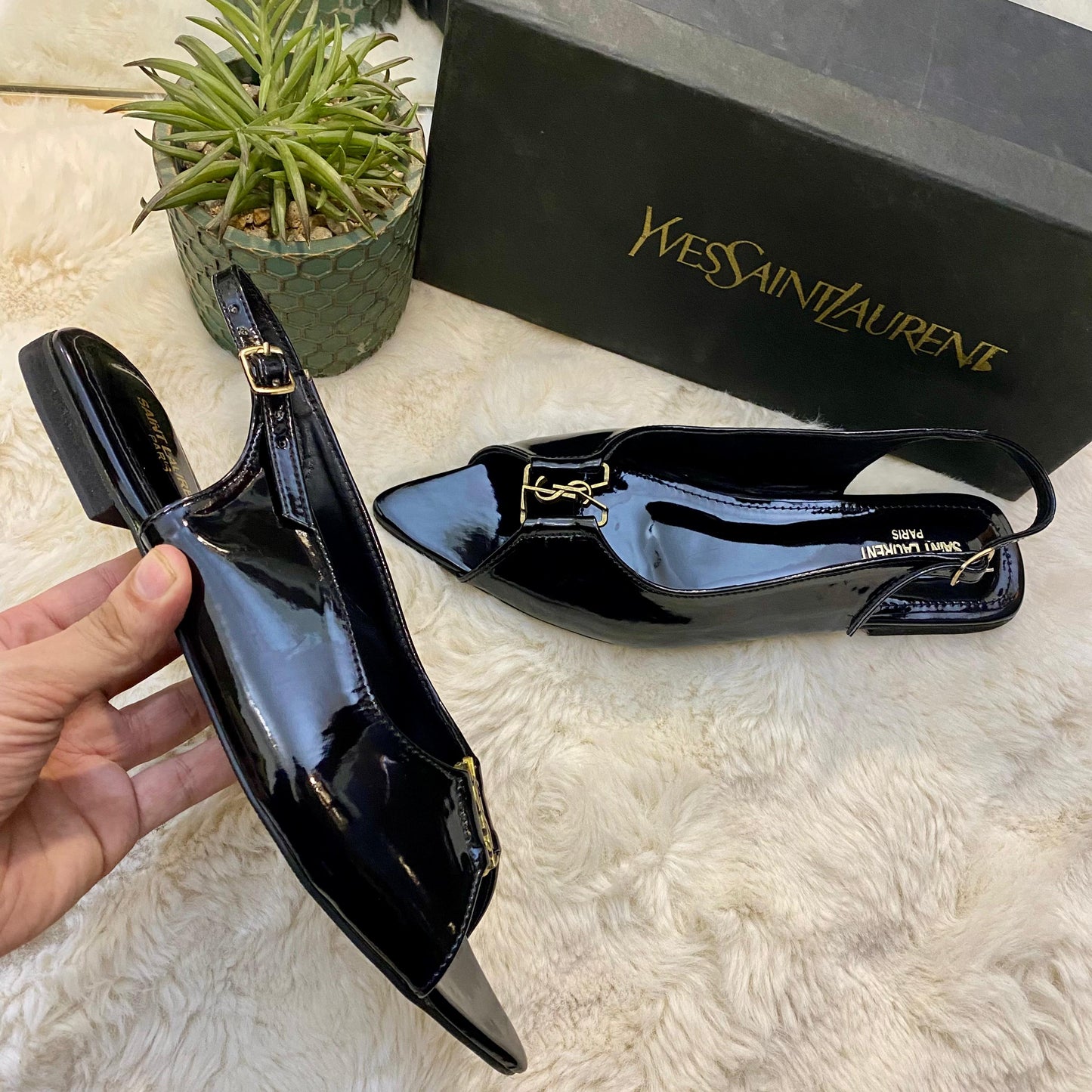 YSL Paris Pointed Heel