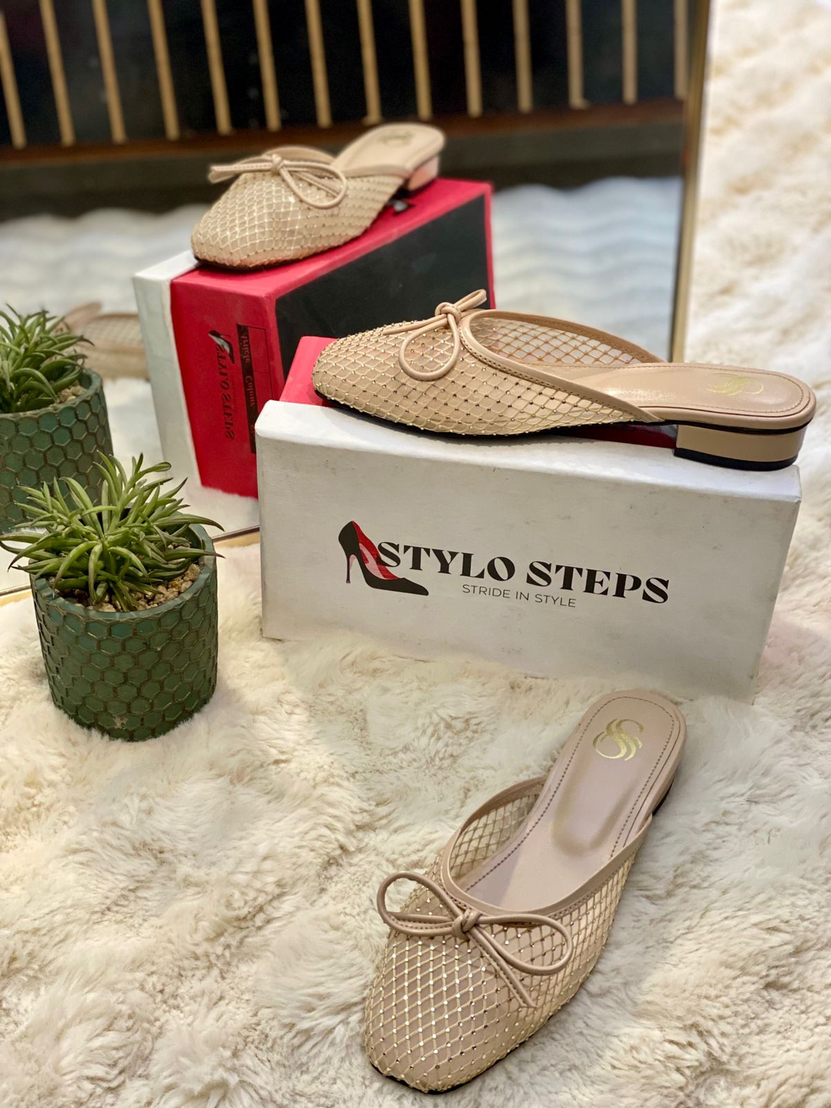 Net Couture Mules