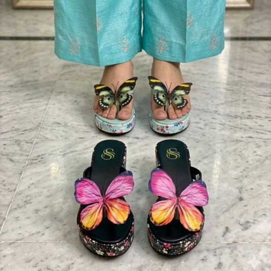 Butterfly Charm Wedges by StyloSteps