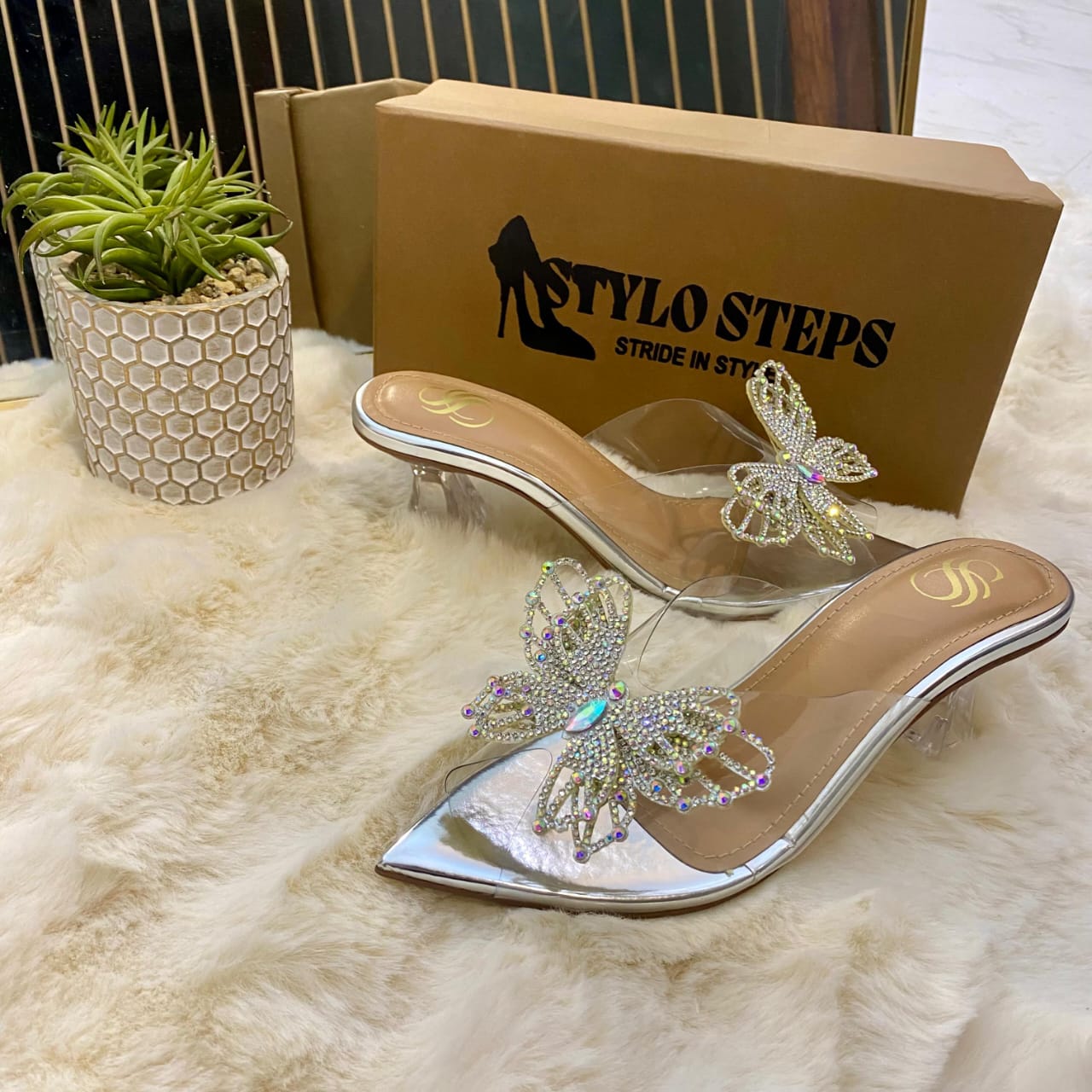 Prism Wings Transperent Heels
