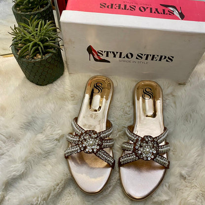 Serene Embellished Slides