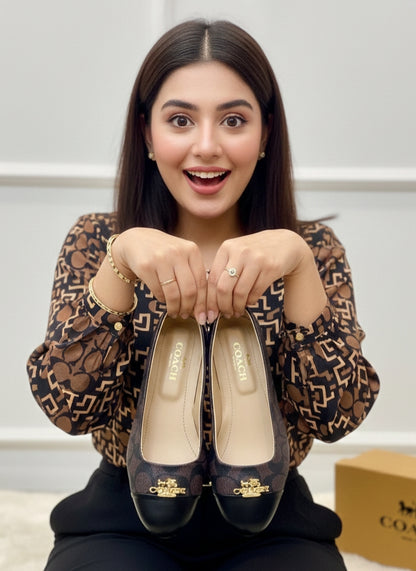 C- Pattern Cap Toe Pump