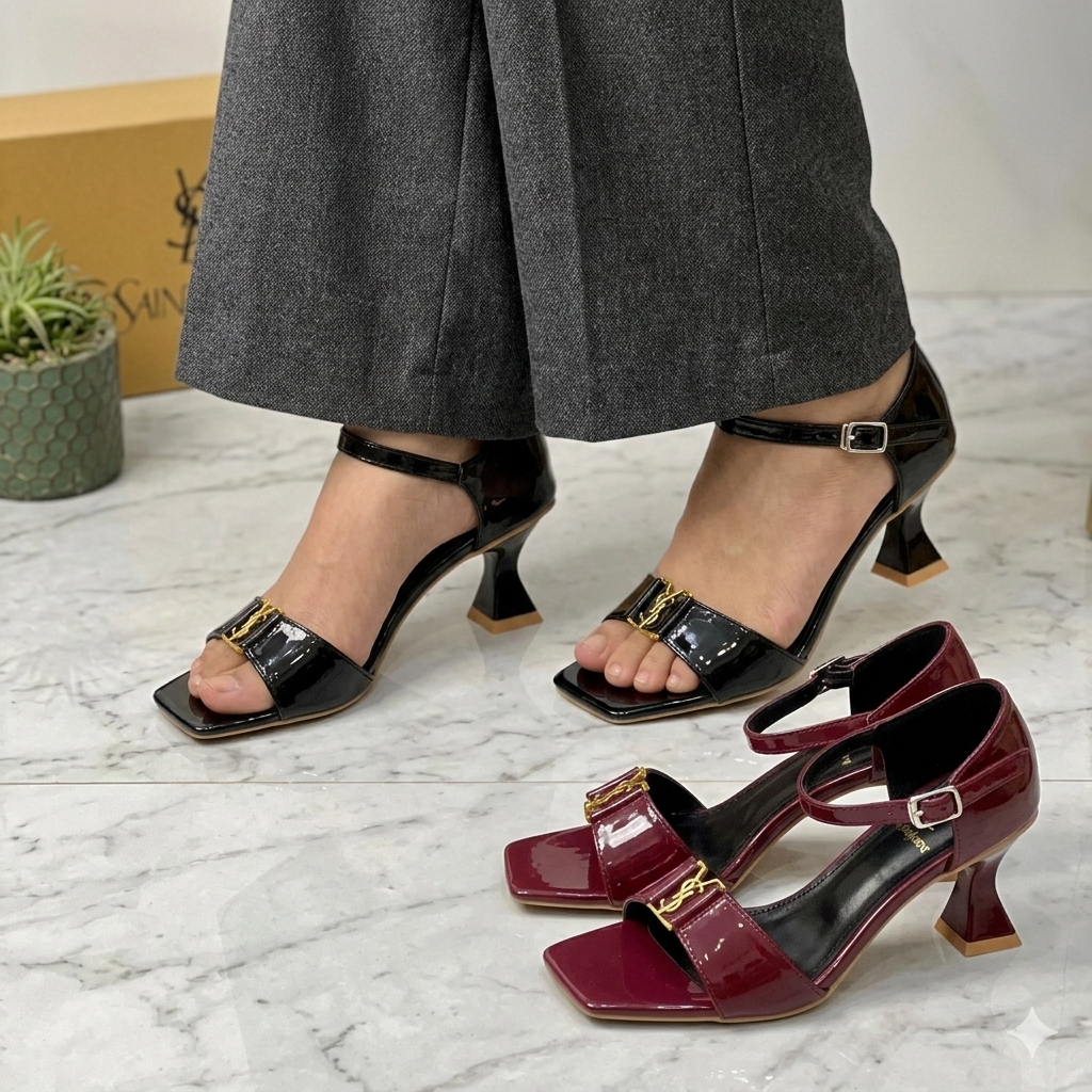 YSL Glossy Royalle Heels