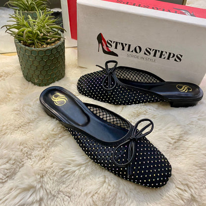 Net Couture Mules