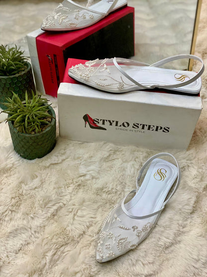 Eterna Bloom Mules Flats