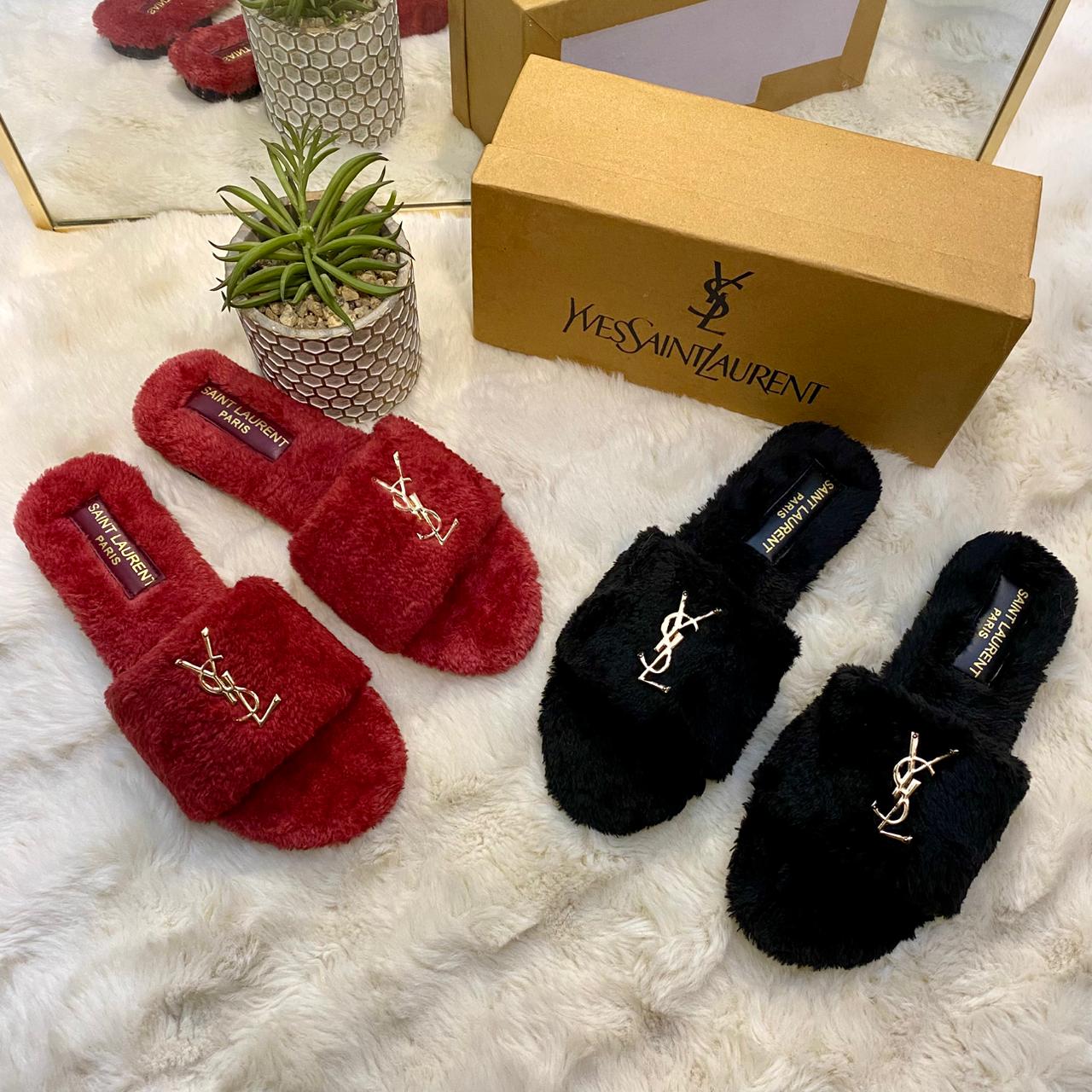 Fur Elegance Slides