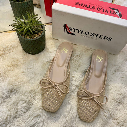 Net Couture Mules