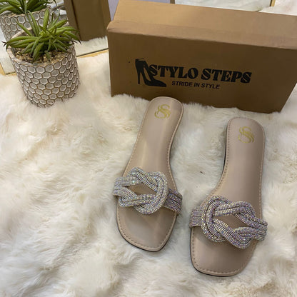 Ebony Charm Heel Flats