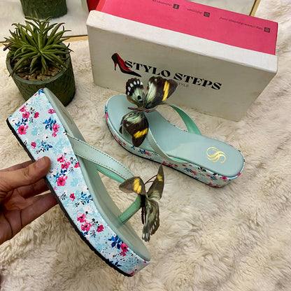 🦋 Butterfly Charm Wedges by StyloSteps
