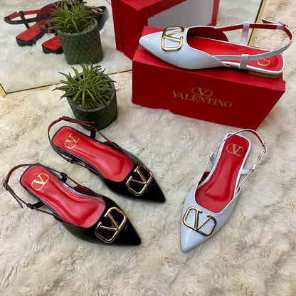 V-Essential Slingback Flats
