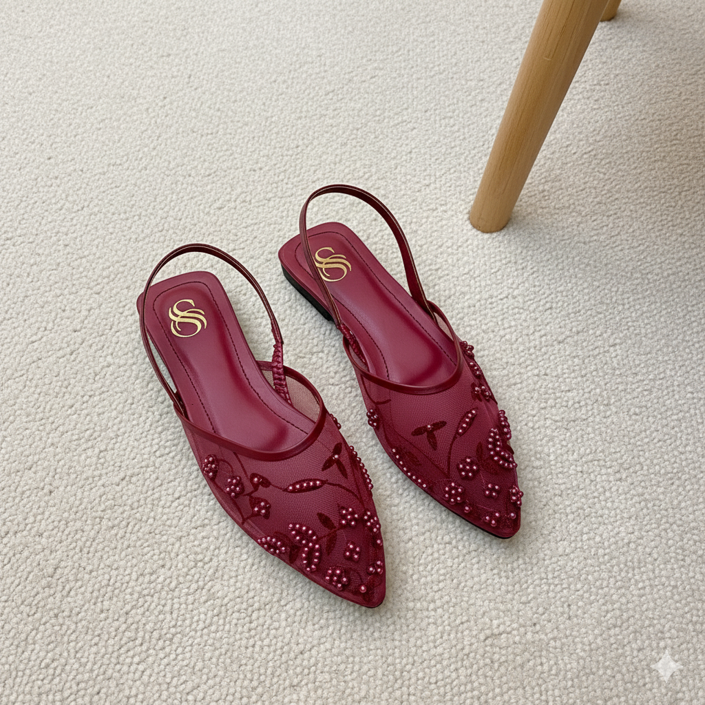 Eterna Bloom Mules Flats