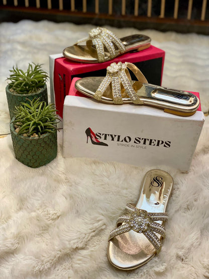 Serene Embellished Slides