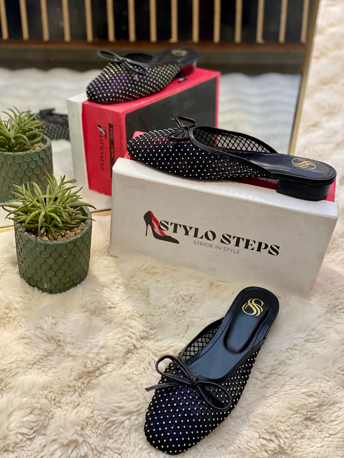 Net Couture Mules
