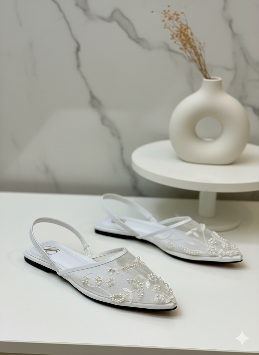 Eterna Bloom Mules Flats