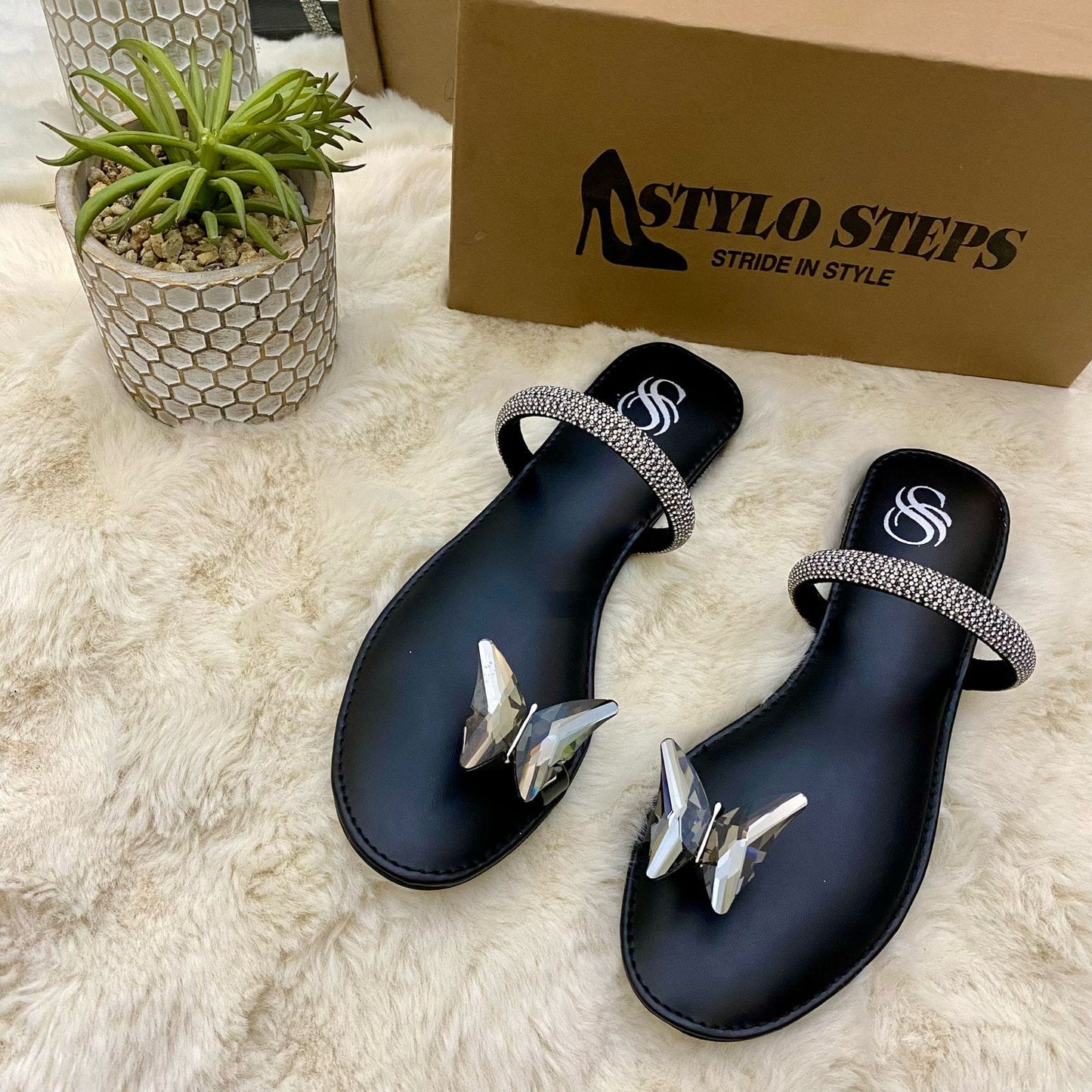 Butterfly Charm Flats