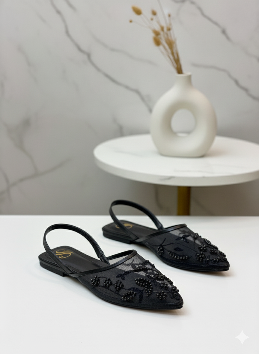 Eterna Bloom Mules Flats