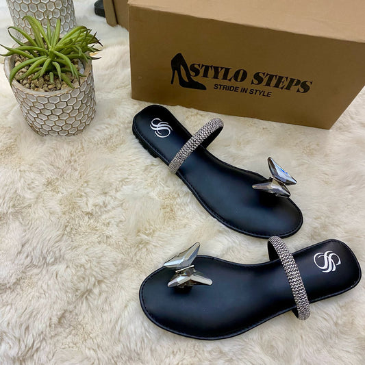 Butterfly Charm Flats
