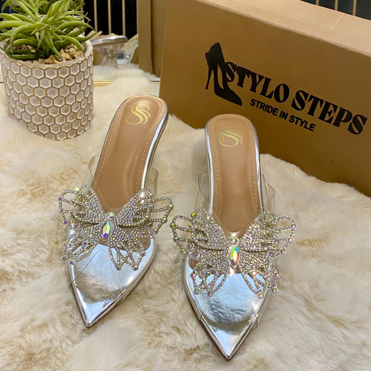 Prism Wings Transperent Heels