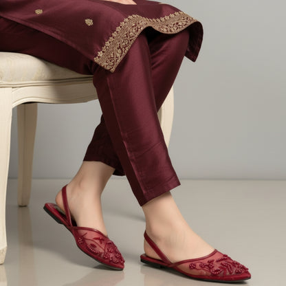 Eterna Bloom Mules Flats