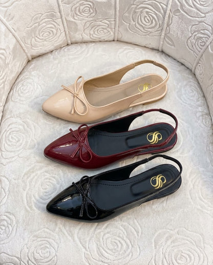 Bow Sensation Slingback Mules