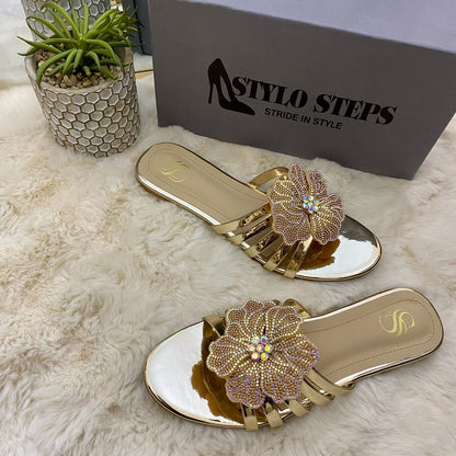 Glitz Flora Flats