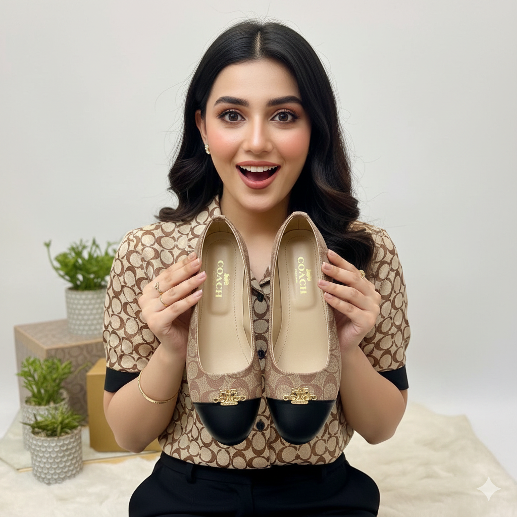 C- Pattern Cap Toe Pump