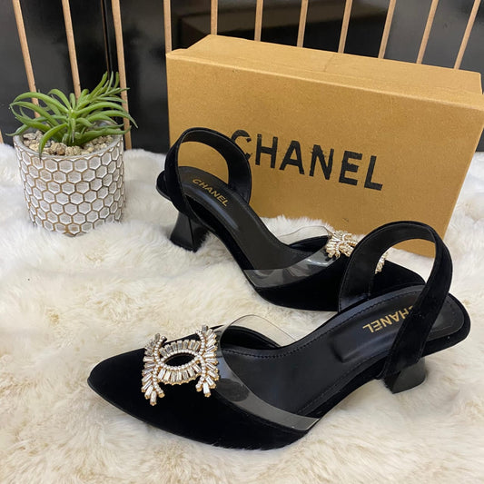 C H A N E L Slingback Court Shoe Heel