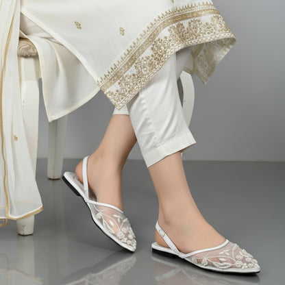 Eterna Bloom Mules Flats