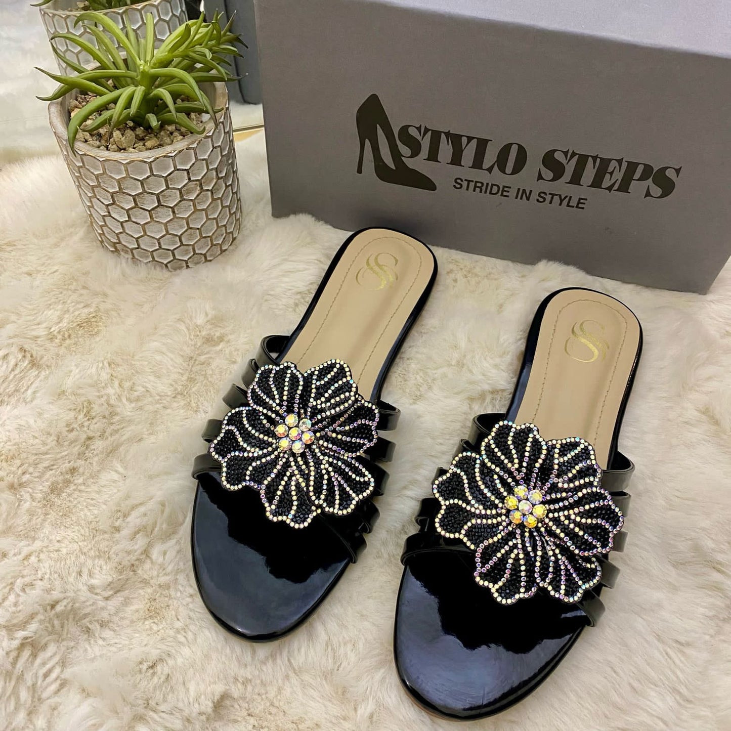 Glitz Flora Flats