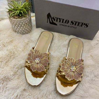 Glitz Flora Flats