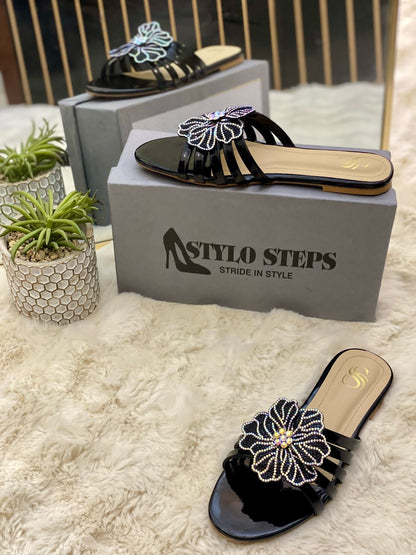 Glitz Flora Flats