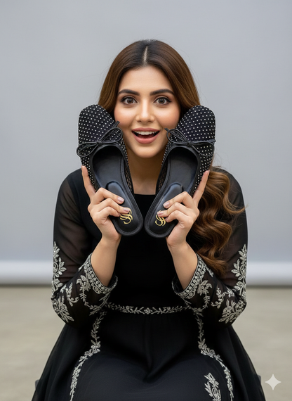 Net Couture Mules