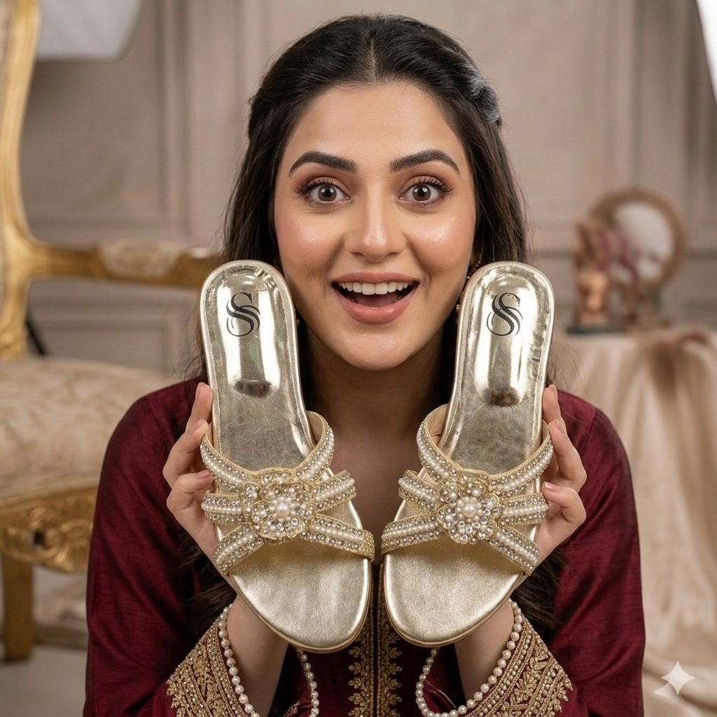 Serene Embellished Slides