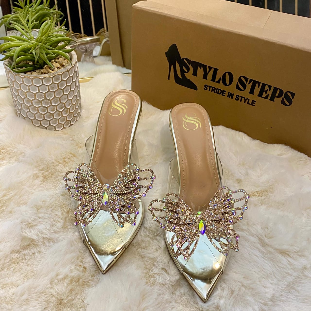 Prism Wings Transperent Heels