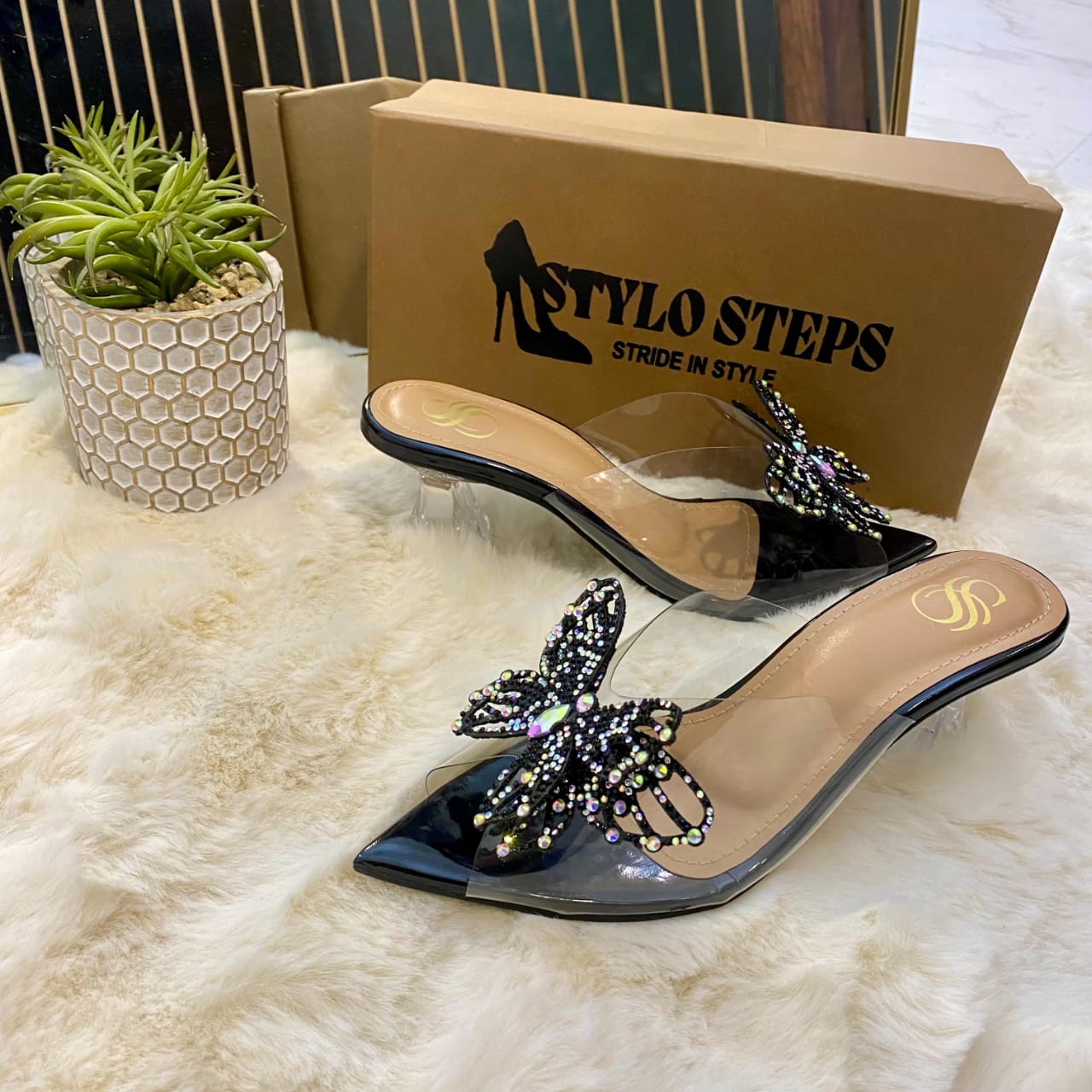 Prism Wings Transperent Heels