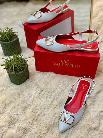 V-Essential Slingback Flats