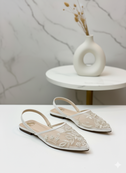 Eterna Bloom Mules Flats