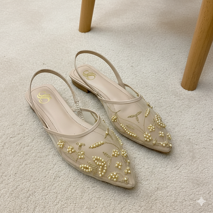 Eterna Bloom Mules Flats