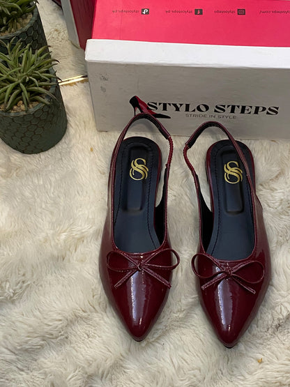 Bow Sensation Slingback Mules